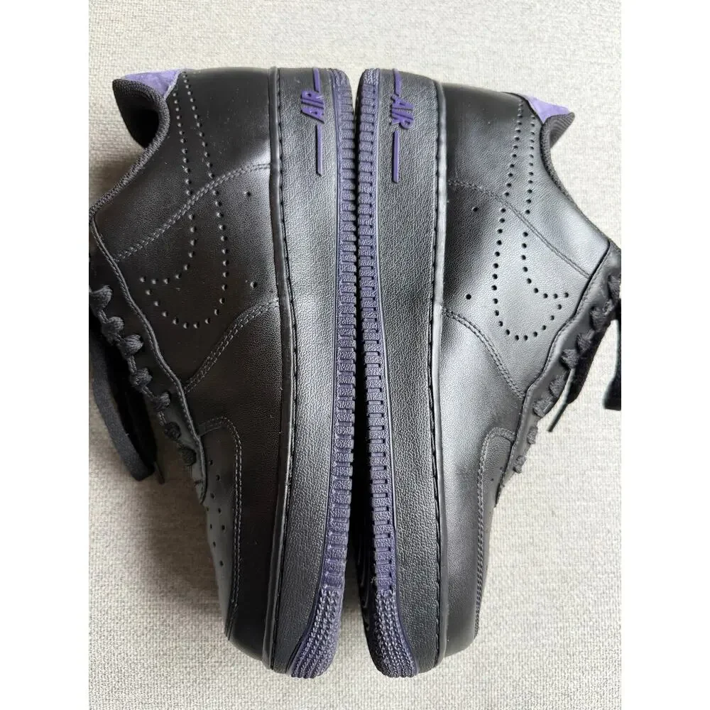 Nike Air Force 1 '07 Leather Black Ink Sneaker 315122-028 Men's 10